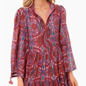 Monaco Rose Yoke Dress